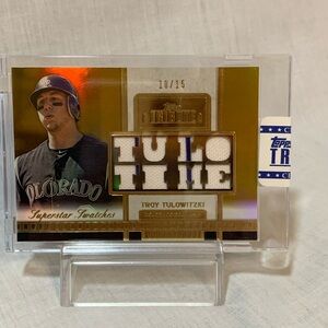 Topps Tribute Troy Tulowitzki Baseball Card